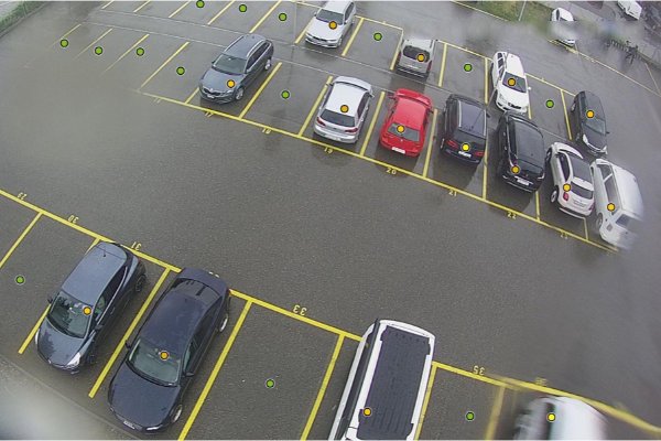 Parquery’s algorithms are robust from rain drops