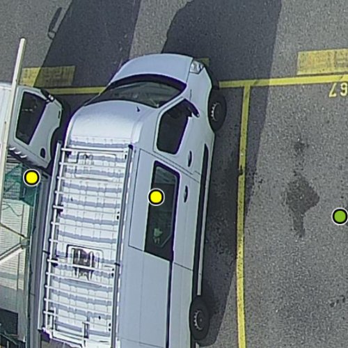Parquery detects any vehicle, even vans with racks
