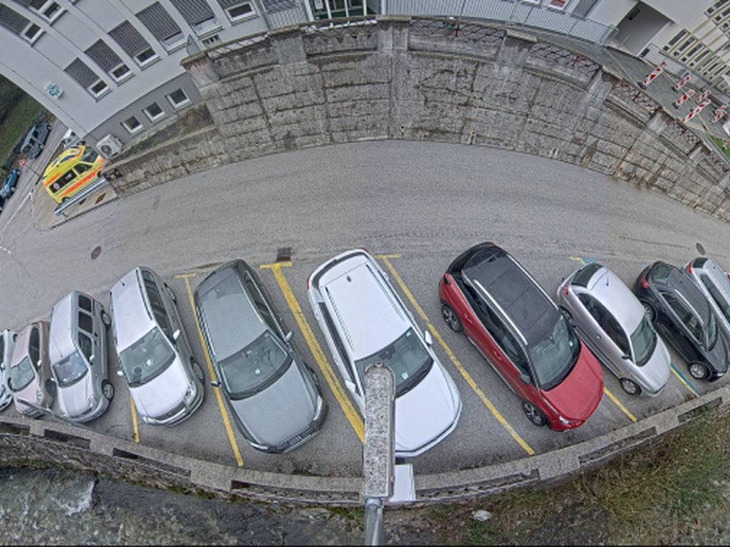 Parquery shows parking availability to the Slovenian City of Trzic