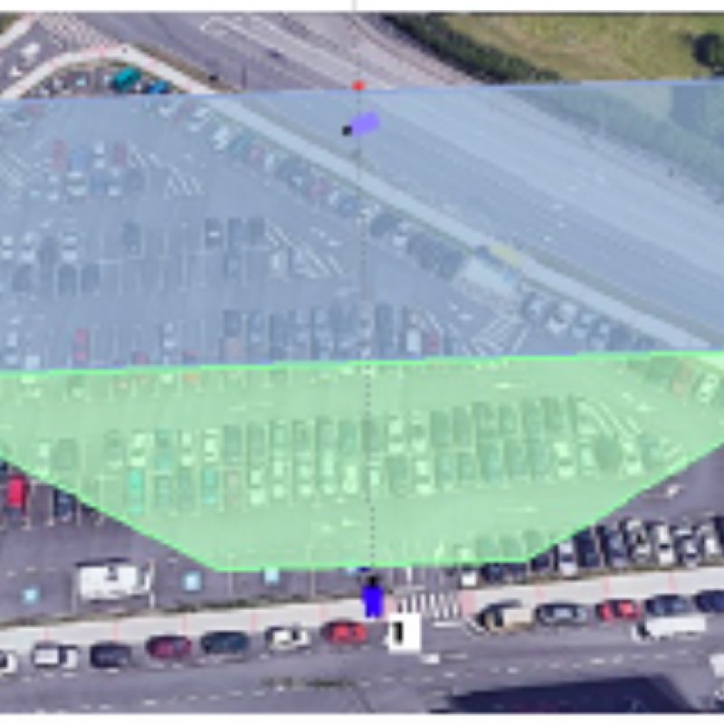 Parquery can provide a simulation of the number of camera required with an address or a map