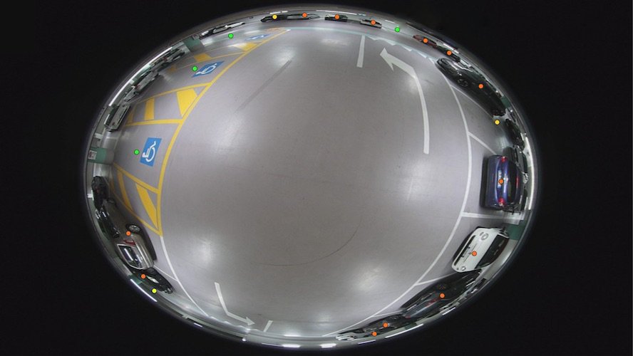 All Parquery needs is images from cameras, even fisheye cameras