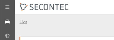Parquery dashboard comes with our own branding or white-labeled, e.g. for Secontec