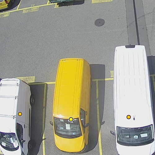 Parquery detects any vehicle, even large vans