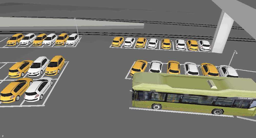 Parquery camera 2 simulation for SBB project