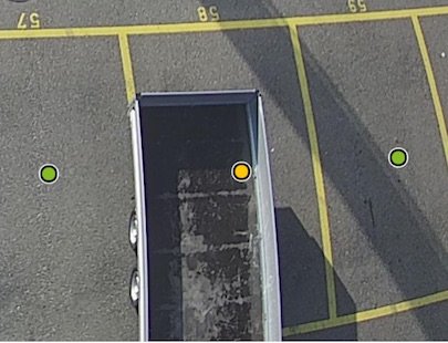 Parquery trains its software to adapt to any vehicle, such as empty trailers