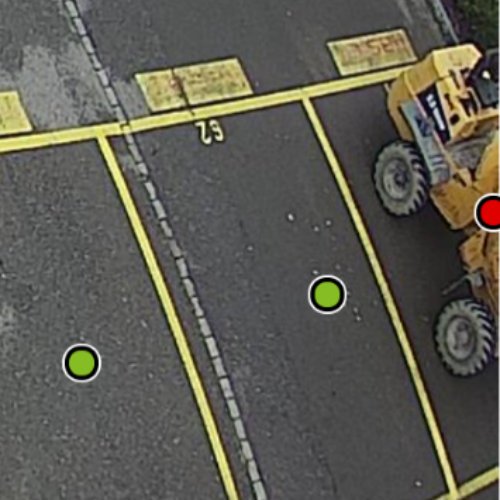 Parquery detects any vehicle, even earth moving vehicles