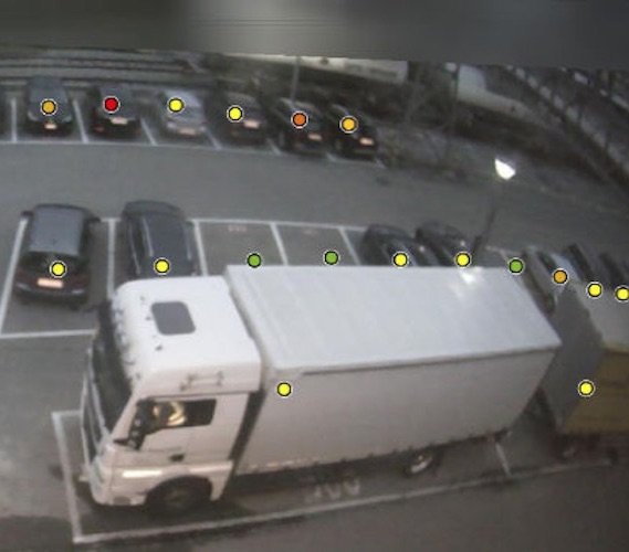 Parquery detects vehicles even at twilight