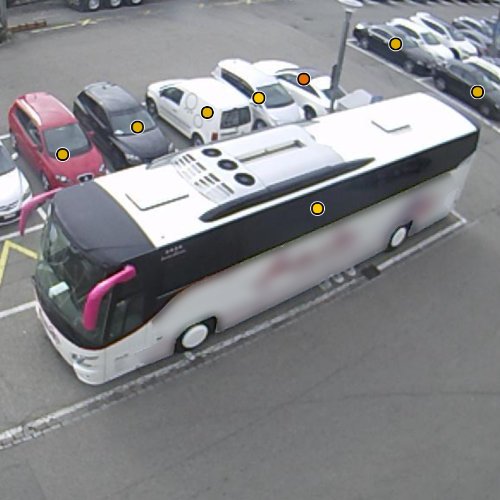 Parquery detects any vehicle, even coaches